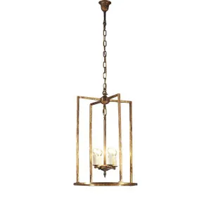 St Palais Ceiling Pendant Large Antique Brass by Florabelle Living, a Pendant Lighting for sale on Style Sourcebook