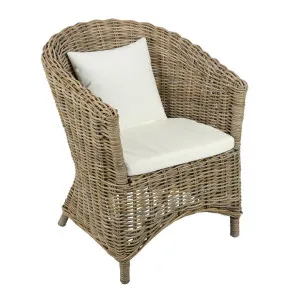 Nova Rattan ArmChair with Cushion -Outdoor Undercover by Florabelle Living, a Chairs for sale on Style Sourcebook