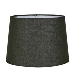 Linen Drum Lamp Shade XS Black by Florabelle Living, a Lamp Shades for sale on Style Sourcebook