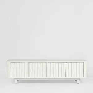 Vince Entertainment Unit Chalk by Florabelle Living, a Console Table for sale on Style Sourcebook