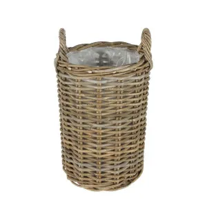 Baku Round Basket Medium Natural by Florabelle Living, a Baskets & Boxes for sale on Style Sourcebook