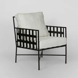 Sheffield Iron Lounge ArmChair -Outdoor by Florabelle Living, a Chairs for sale on Style Sourcebook
