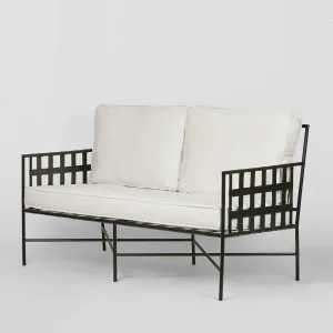 Sheffield 2 seater Iron Armchair Lounge -Outdoor by Florabelle Living, a Chairs for sale on Style Sourcebook