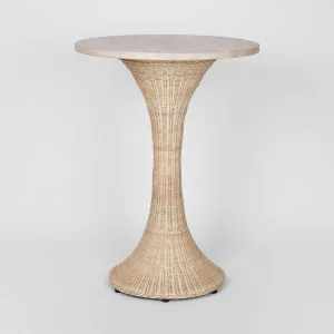 Belmont Rattan Bar Table 80cm by Florabelle Living, a Coffee Table for sale on Style Sourcebook