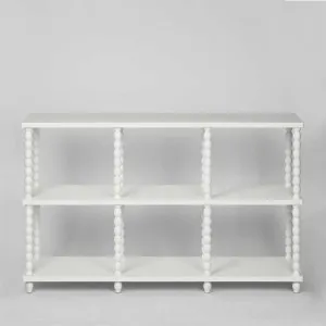 Bobbin Oak Console White 140cm by Florabelle Living, a Console Table for sale on Style Sourcebook