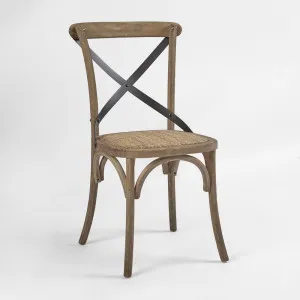 Denver Cross Back Dining Chair by Florabelle Living, a Chairs for sale on Style Sourcebook