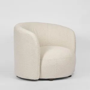 Plume ArmChair Vanilla Boucle by Florabelle Living, a Chairs for sale on Style Sourcebook