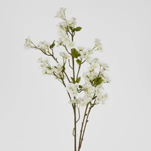Mini Peach Blossom Spray White by Florabelle Living, a Plants for sale on Style Sourcebook
