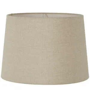Linen Drum Lamp Shade XXXL Dark Natural by Florabelle Living, a Lamp Shades for sale on Style Sourcebook