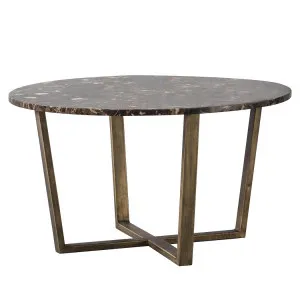 Emperor Round Coffee Table Marble by Florabelle Living, a Coffee Table for sale on Style Sourcebook