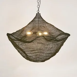 California Hanging Lamp Black by Florabelle Living, a Pendant Lighting for sale on Style Sourcebook