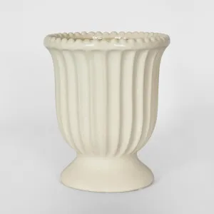 Lexi Urn White Short by Florabelle Living, a Vases & Jars for sale on Style Sourcebook