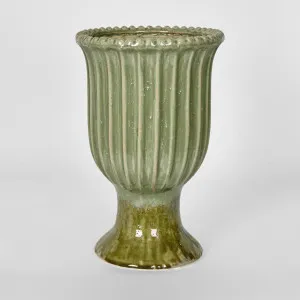 Lexi Urn Green Tall by Florabelle Living, a Vases & Jars for sale on Style Sourcebook