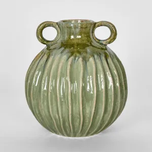 Lexi Vase Green Medium by Florabelle Living, a Vases & Jars for sale on Style Sourcebook