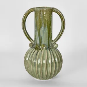 Lexi Vase Green Large by Florabelle Living, a Vases & Jars for sale on Style Sourcebook
