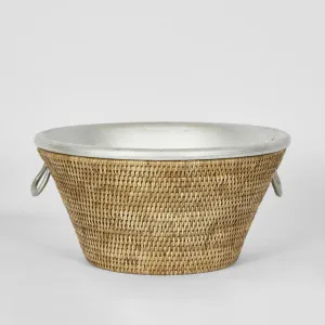 Paume Rattan Drinks Cooler Natural by Florabelle Living, a Barware for sale on Style Sourcebook
