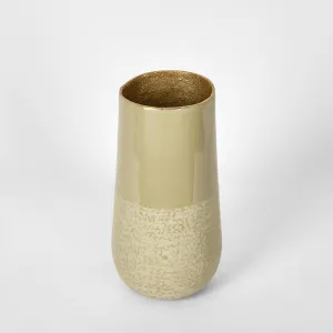 Elsa Short Vase Beige Gloss by Florabelle Living, a Vases & Jars for sale on Style Sourcebook