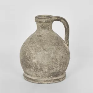 Raso Jug Short Grey by Florabelle Living, a Vases & Jars for sale on Style Sourcebook