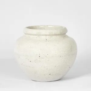 Leo Urn Short White by Florabelle Living, a Vases & Jars for sale on Style Sourcebook