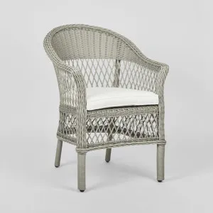 Marco Aluminium Synthetic Wicker Chair Grey -Outdoor by Florabelle Living, a Chairs for sale on Style Sourcebook