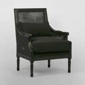 Hicks Black Armchair by Florabelle Living, a Chairs for sale on Style Sourcebook