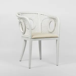 Solstice Dining Chair White by Florabelle Living, a Chairs for sale on Style Sourcebook