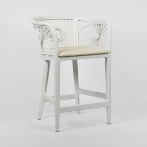 Solstice Counter Stool White by Florabelle Living, a Stools for sale on Style Sourcebook