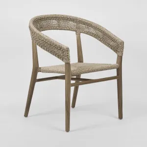 Cove Teak & Synthetic Dining Chair Natural -Outdoor by Florabelle Living, a Chairs for sale on Style Sourcebook