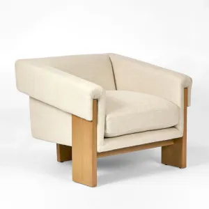 Claude Armchair Natural by Florabelle Living, a Sofas for sale on Style Sourcebook