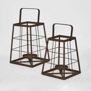 Berlin Lantern Set of 2 by Florabelle Living, a Statues & Ornaments for sale on Style Sourcebook