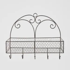 Calais Hooks Basket by Florabelle Living, a Baskets & Boxes for sale on Style Sourcebook