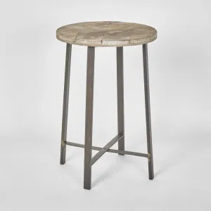 Round Stool w Metal Legs by Florabelle Living, a Stools for sale on Style Sourcebook
