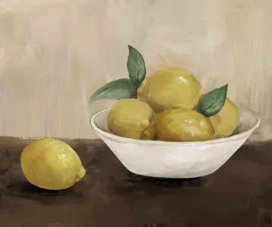 Bowl w Lemons Painting Wall Art by Florabelle Living, a Prints for sale on Style Sourcebook