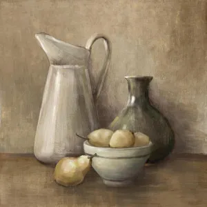 Bowl w Pears & Jug Painting Wall Art by Florabelle Living, a Prints for sale on Style Sourcebook
