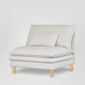 Aura Single Seater Sofa With Cover White by Florabelle Living, a Sofas for sale on Style Sourcebook