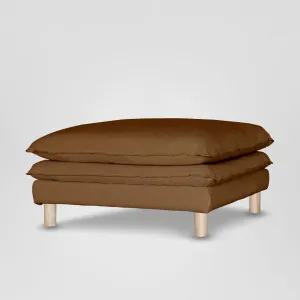 Aura Ottoman With Cover Brown by Florabelle Living, a Sofas for sale on Style Sourcebook