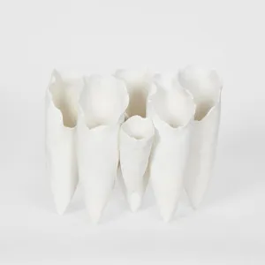 Antje Cone Vase White by Florabelle Living, a Vases & Jars for sale on Style Sourcebook