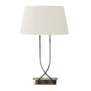 Southern Cross Table Lamp Base Shiny Nickel- Base Only by Florabelle Living, a Table & Bedside Lamps for sale on Style Sourcebook