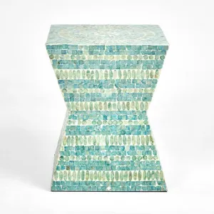 Terry Shell Inlay Side Table by Florabelle Living, a Side Table for sale on Style Sourcebook