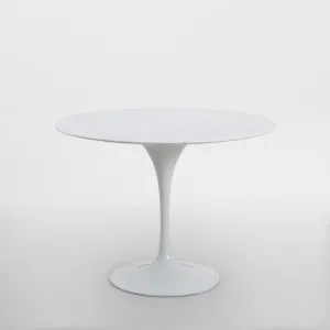 Aurora Round Dining Table Marble White 100cm by Florabelle Living, a Coffee Table for sale on Style Sourcebook