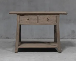 Henan 121cm Table with Drawers 130 Years Old by Florabelle Living, a Coffee Table for sale on Style Sourcebook