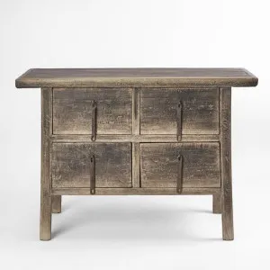 Shanxi 119cm Table with Drawers 130 Years Old by Florabelle Living, a Coffee Table for sale on Style Sourcebook