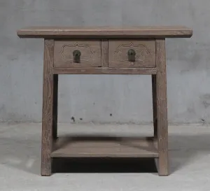 Henan 100cm Table with Drawers 130 Years Old No.2 by Florabelle Living, a Coffee Table for sale on Style Sourcebook