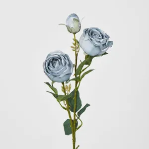 Light Blue Real Touch Rose Spray by Florabelle Living, a Plants for sale on Style Sourcebook