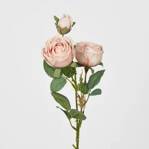 Light Baby Pink Real Touch Rose Spray by Florabelle Living, a Plants for sale on Style Sourcebook