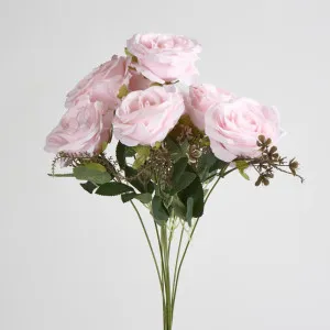 Deep Powder Pink Rose Bouquet x 9 by Florabelle Living, a Plants for sale on Style Sourcebook
