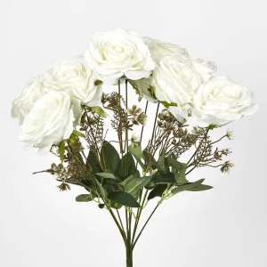 White Rose Bouquet x 9 by Florabelle Living, a Plants for sale on Style Sourcebook