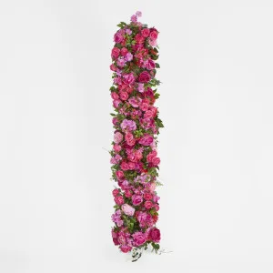 Fuchsia Hot Pink Rose Camelia Blossom Flower Runner 45x200cm by Florabelle Living, a Plants for sale on Style Sourcebook