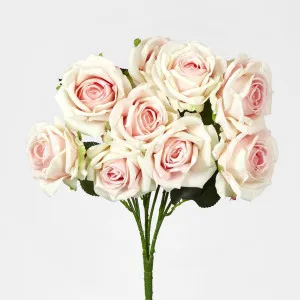 Lisa Rose Bunch 40cm Light Bean Paste by Florabelle Living, a Plants for sale on Style Sourcebook