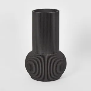 Hend 3D Vase LGE Black by Florabelle Living, a Vases & Jars for sale on Style Sourcebook
